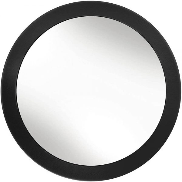 آینه آرایشی گرد مشکی مدل easy mirror